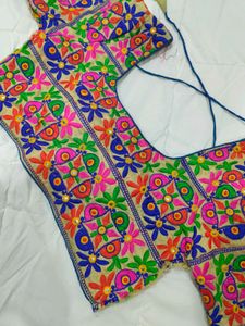 Vibrant Embroidered Ethnic Blouse