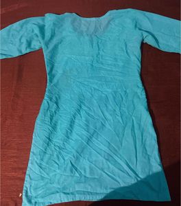 Beautiful Blue Chikankari Kurta