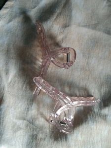 Pink Hair Claw Clips (Set of 2)