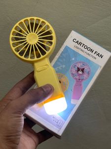 Portable Cartoon Fan with Light