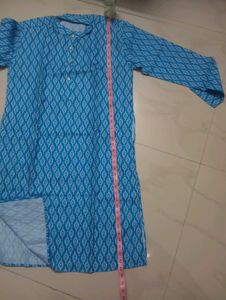 Men's printed cotton blend material Kurtas