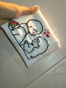hand embroidery..every stitch did with pure soul