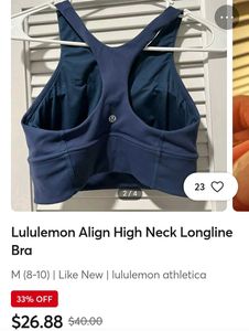 Navy Blue Sports Bra