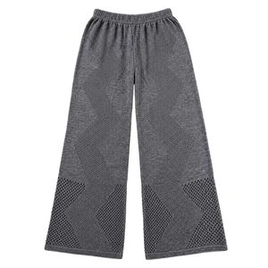 Grey Wide Leg Textured Pants 🆕 NWOT 🫶