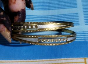 Elegant Gold & Silver Tone Bangles