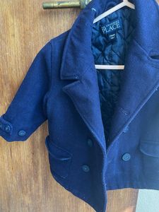 Cute Navy Blue Kids Coat
