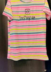 Striped Instagram Tee