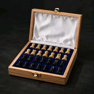 Vintage Wooden Chess Set