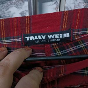Chic Plaid🅰️ Slim Fit Pants