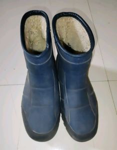 Navy Blue Winter Boots