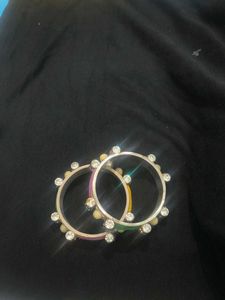 Stylish Set of Two Bangles