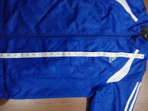 100% Adidas Blue Track Jacket MADHE IN CHINA  BRAN