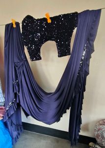 Designer Readymade Saree with Blouse