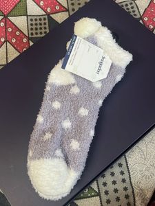 Imported Cozy Pompom Dot Socks from US