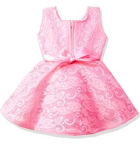 Aarika Pink Lace Fit &amp; Flare Dress