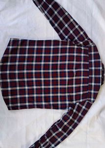 Checked Long Sleeve Shirt