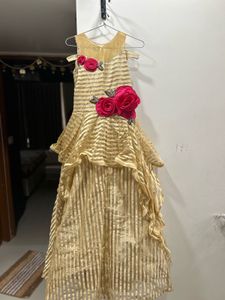 Beautiful Gold Ethnic Gown