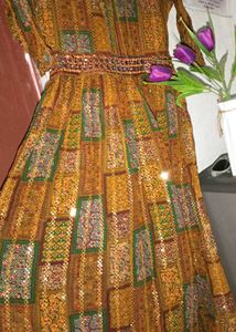 Elegant Printed Maxi Dress