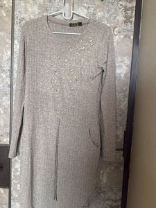 a knit dress