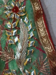 Elegant Green Rajasthani Odhni