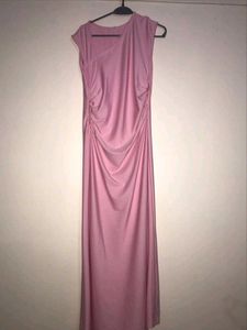 Elegant Pink Maxi Dress