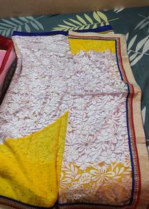 Embroidered Saree