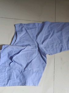 Light Blue Cotton Blouse