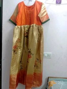 Silk Long Frock New