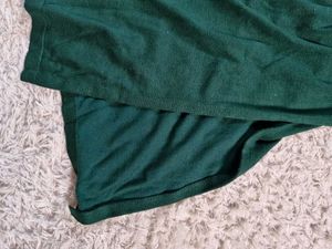Green Long Sleeve Maxi Dress