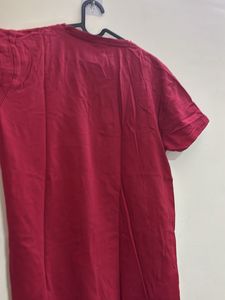 Maroon Minnie Mouse Graphic T-Shirt