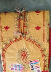 Elegant Dress Material with Embroidery