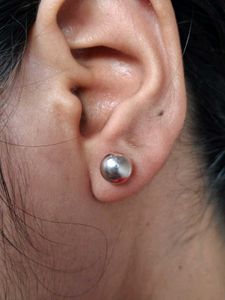 Classic Ball Stud Earrings silver