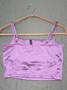 Lavender Cami Crop Top