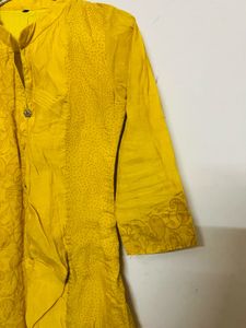 Elegant Yellow Kurta 💛