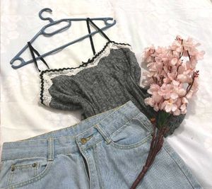 🎁Pinterest Sweetheart Lace Cami D