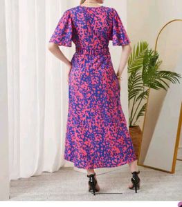 Shein Flutter Sleeve beautiful  Dress