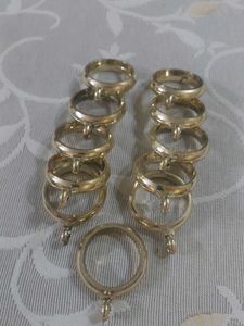 Decorative Curtain Rings &amp; Finials Set