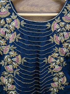 Blue  Sharara Suit