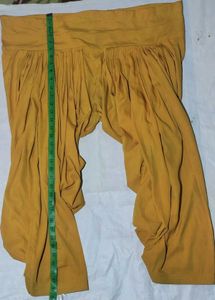 Orange Dark Patyali Suit Silk