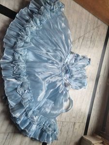 Beautiful Light Blue frock for 5 year girls