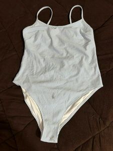Striped One-Piece Swimsuit
