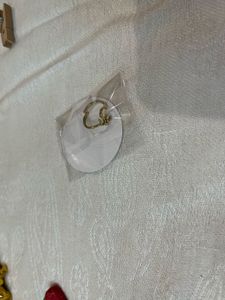 Brass Gold Tone Chocker, Bracelet and Rings