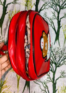 Super Cute Red Small Backpack/Sling Bags
