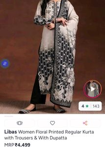 Libas Women Floral Printed Kurta Set