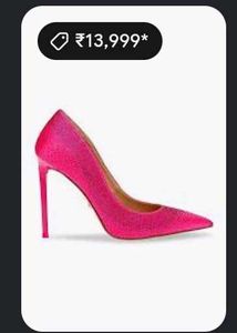 Sparkling Hot Pink Heels