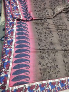 branded Silk  chiffon saree