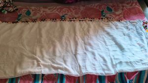 Elegant White Dupatta