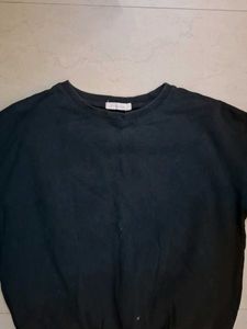 black tshirt with skirt attached