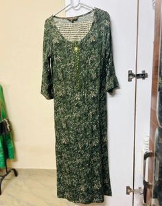 kurta set green s size