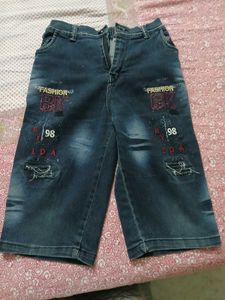 Blue Denim Shorts